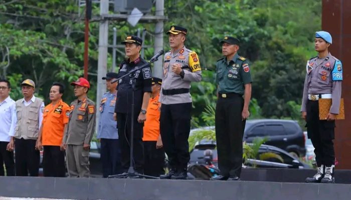 Wakil Bupati Konut Hadir Dalam Apel Gelar Pasukan Operasi Ketupat Anoa 2024