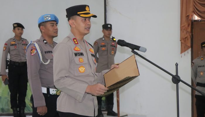 Pimpin Sertijab Kasat Lantas Dan Dua Kapolsek, Berikut Pesan Kapolres Konsel