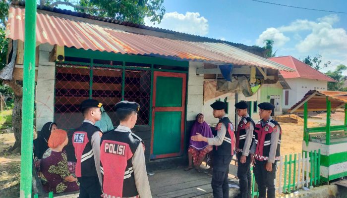 Cegah Aksi Pelaku Kejahatan, Polres Konut Patroli Rumah Kosong Yang Ditinggal Mudik Pemilik