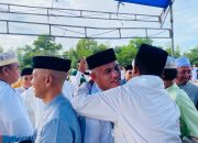 Pimpin Sholat Ied, Wabup Konsel Minta Do,a  Agar Bupati Konsel Yang Sedang Melaksanakan Ibadah Umroh Sehat, Lancar Dan Keselamatan