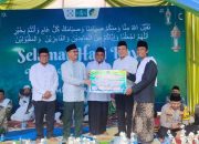 Bupati Surunuddin Serahkan Bantuan Ratusan Juta ke PP Minhajut Thullab