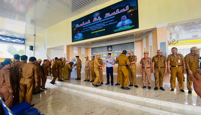 Gelar Halal Bi Halal, Bupati Surunuddin Tekankan Untuk Saling Maaf Memaafkan