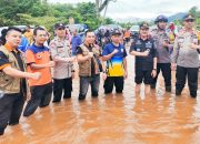 Pemda Konut Bersama Polres, Basarnas Dan F-PRB Lakukan Siaga Bencana Di Lokasi Banjir
