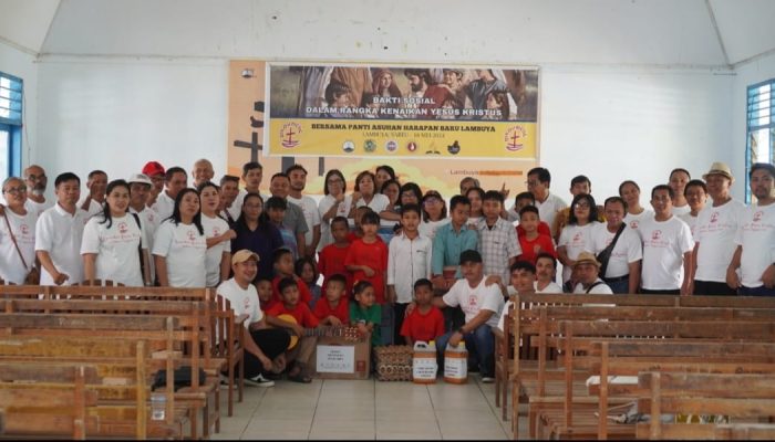 Menjelang Perayaan Hari Kenaikan Yesus Kristus, Panitia Pelaksana Laksanakan Kegiatan Sosial
