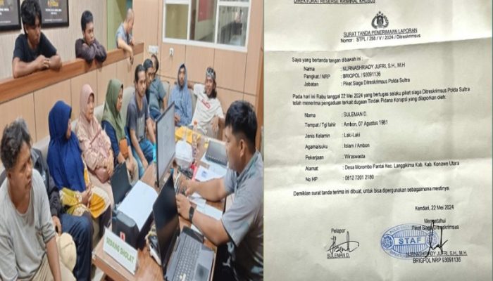 Warga Morombo Pantai Polisikan Oknum Kades (IK) yang Diduga Gunakan Ijazah Palsu