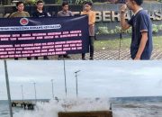 HIPMA-KONKEP  Gelar Aksi Jilid ke II Terkait Jembatan Munse Yang Belum di Resmikan Namun Telah Roboh