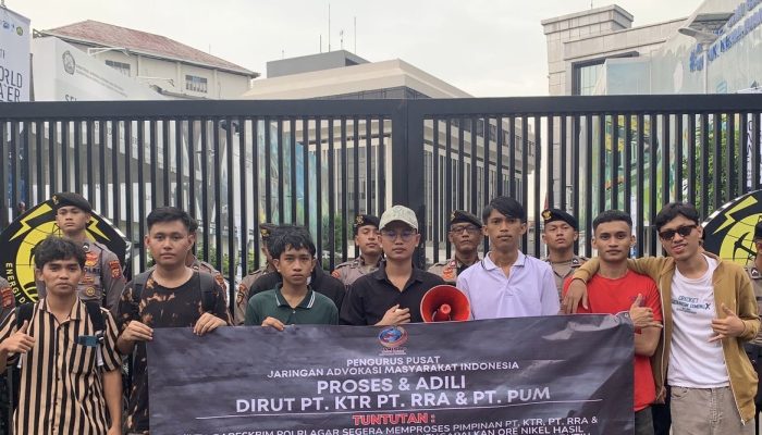 Masa Aksi PP JAMINDO Desak ESDM RI dan Bareskrim Polri Tindak PT KTR,PT RRA dan PT PUM