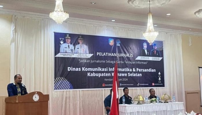 Gelar Pelatihan Jurnalis, Kadis Kominfo Konsel Harap OPD Dan Desa Dapat Transparansi ke Publik