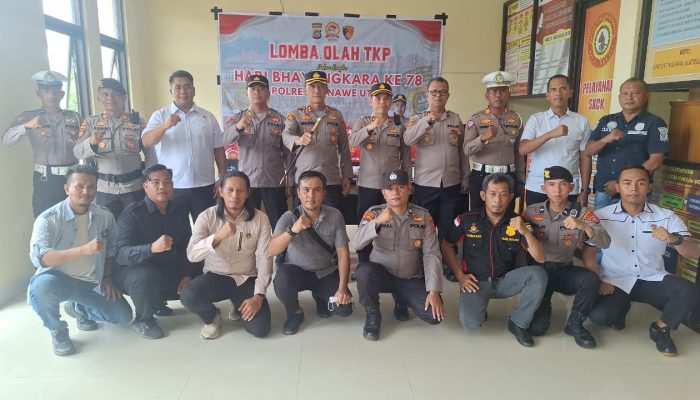Semarakan Hut Bhayangkara ke-78, Kapolres Konut Buka Lomba Olah TKP