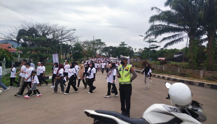 Polres Konut Kerahkan 48 Personil Kawal Kegiatan KPU Run