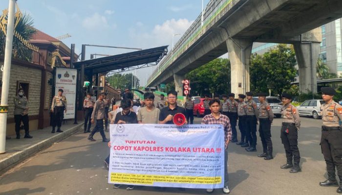 Gelar Aksi Jilid II, HMPHP Sultra – Jakarta Minta Kapolri Agar Mencopot Kapolres Kolut Atas Dugaan Keterlibatan Gratifikasi Sektor Pertambangan