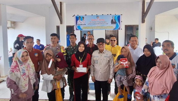Tekan Penurunan Stunting, Bupati Konsel Pimpin Gerakan Aksi Penanganan dan Pencegahan Stunting di Dua Tempat