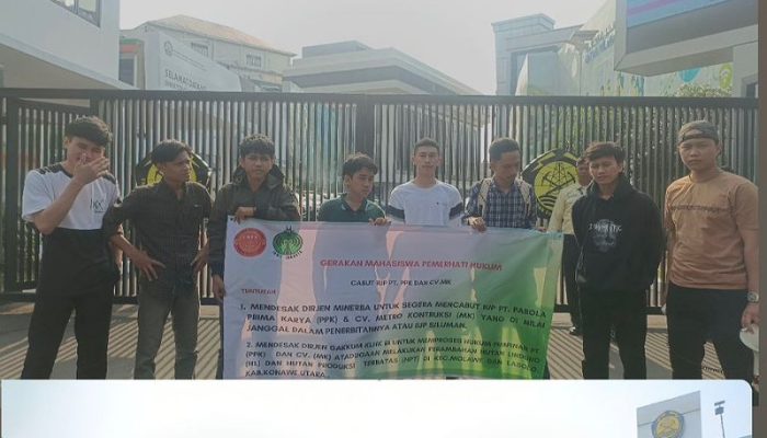 Diduga Terbit IUP Siluman Dalam Kawasan Hutan, Jksm-Jakarta Desak Dirjen Minerba Mencabut IUP PT.PPK Dan CV.MK