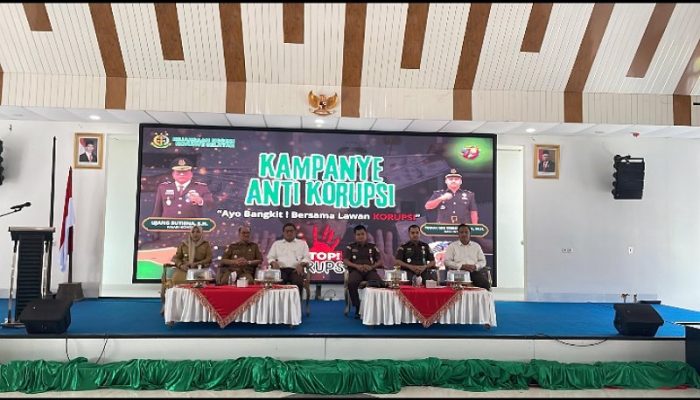 Pemda Konsel Bersama Kejari Menggelar Kampanye Anti Korupsi di lingkungan OPD