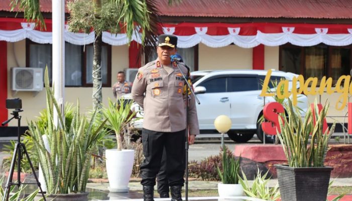 Kapolda Sultra Irjen Pol Dwi Irianto Berikan Arahan Pengamanan Pilkada 2024 di Polres Wakatobi