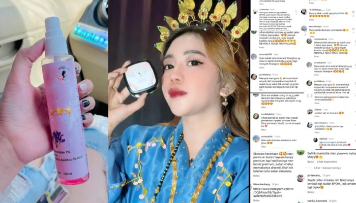 Publik di Hebohkan Dengan Skincare Riran Glow Yang Dibanjiri Komentar Netizen Tentang Produknya Yang Semua Berlisensi BPOM