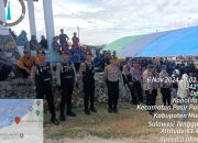 Satgas Operasi Mantap Praja 2024 Laksanakan Pengamanan Kampanye Calon Gubernur di Pasar Laino, Kab. Muna