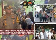 Kapolres Pelabuhan Makassar AKBP Restu Wijayanto Pimpin PAM Kunjungan Wakil Presiden RI di Kecamatan Ujung Tanah