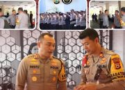 Kapolres Pelabuhan Makassar  Pimpin Personilnya Pengamanan Debat Calon Wali Kota Dan Wakil Wali Kota Makassar