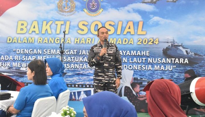 Dalam Rangka Memperingati Armada RI Ke 79, Lanal Kendari Gelar Tiga Jenis Bakti Sosial