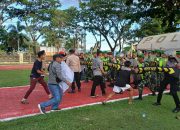 Dalam Rangka Menghadapi Kesiapan PAM Pilkada 2024, Kodim 1416/Muna Bersama Polres Muna Latihan PHH Bersama