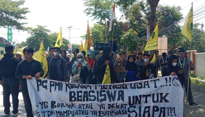 PMII Kolaka Tuntut Transparansi Dan Pengusutan Kejanggalan Beasiswa Serta Bantuan Pendidikan Pemda Kolaka