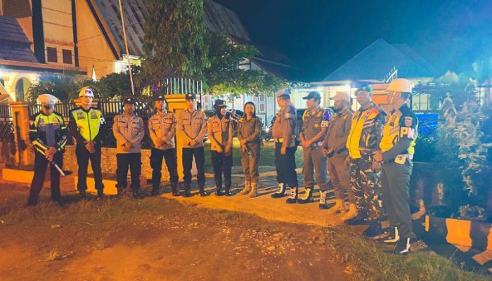 Kodim 1416/Muna Yakinkan PAM Malam Natal Tetap Aman Dan Kondusif