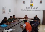 Demo di BP2JK Sultra Terkait Dengan Dugaan Permainan Tender, BINAKON Sultra Walk Out