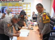 Polres Pelabuhan Makassar Gelar Sosialisasi DIPA dan Penandatanganan Pakta Integritas