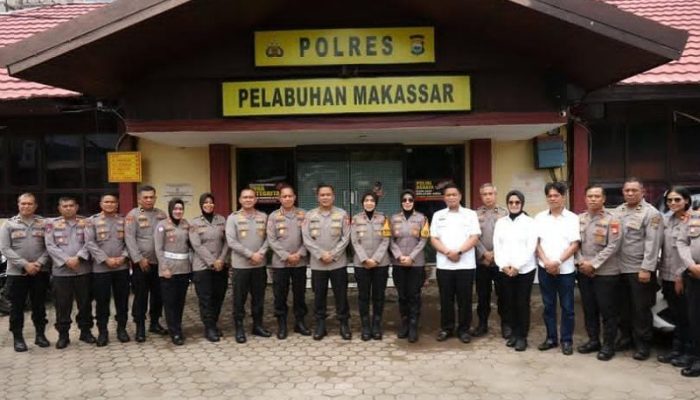 Tim Monev Mabes Polri Tinjau Ketahanan Pangan Dan Pengawasan Senpi di Polres Pelabuhan Makassar