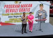 Mendukung Program Asta Cita Presiden RI, Polres Pelabuhan Makassar menggelar Makan Bergizi Gratis