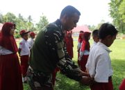 Satgas TMMD 123 Kodim 1416/Muna Latih PBB Kepada Pelajar SDN 5 Tiworo Tengah
