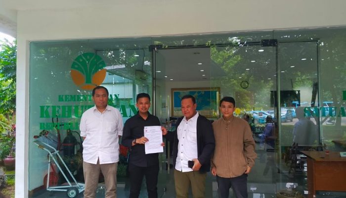 J-PIP Geruduk Kemenhut, RKAB dan IUP PD. AUK Berpotensi di Bekukan
