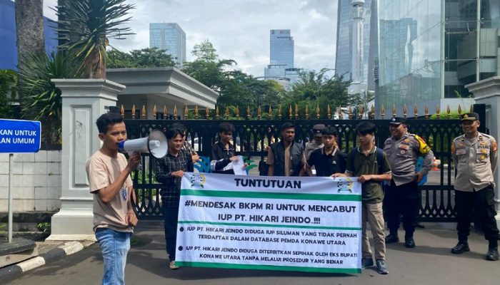 Konsisten Usut Kasus IUP Siluman, Ampuh Sultra Desak BKPM RI Cabut IUP PT. Hikari Jeindo