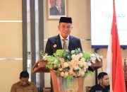 Rapat Paripurna DPRD, Bupati Konsel Irham Kalenggo Sampaikan Pidato Perdananya