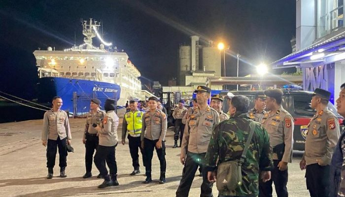 Jelang Arus Mudik, Polres Pelabuhan Makassar Perketat Pengamanan di Pelabuhan Soekarno-Hatta