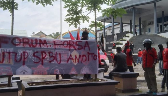 Forum Ormas Sultra Bersatu Minta Penyelidikan Dan Pencabutan Izin SPBU Amoito Terkait Dugaan Penimbunan BBM