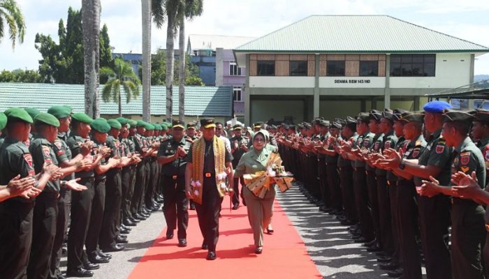 Pangdam XIV/Hasanuddin Laksanakan Kunjungan Kerja ke Wilayah Korem 143/HO Kendari