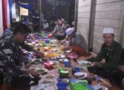 Pererat Silahturahim, Satgas TMMD 123 Kodim 1416/Muna Sahur Bersama Dengan Orang Tua Asuh