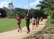Jelang Berbuka Puasa, Satgas TMMD 123 Kodim 1416/Muna Jogging di Sore Hari