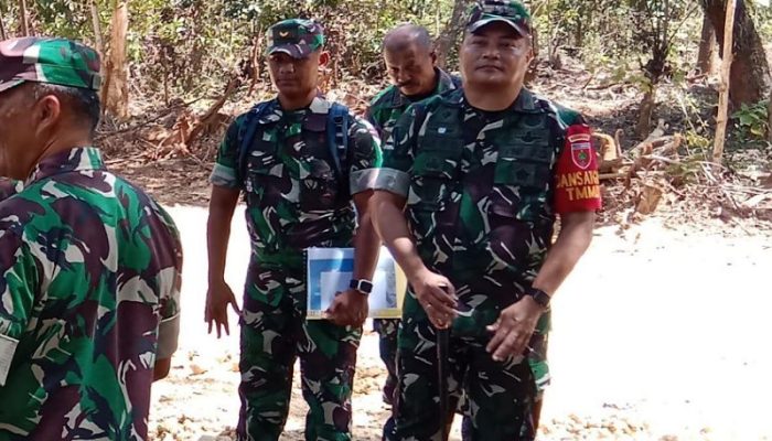 Pastikan Semua Sasaran Selesai, Dansatgas TMMD Pantau Langsung Semua Sasaran