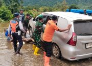 Upaya Bersama TNI – Polri Dan Instansi Terkait Jaga Kelancaran Arus Mudik di Tengah Bencana Banjir
