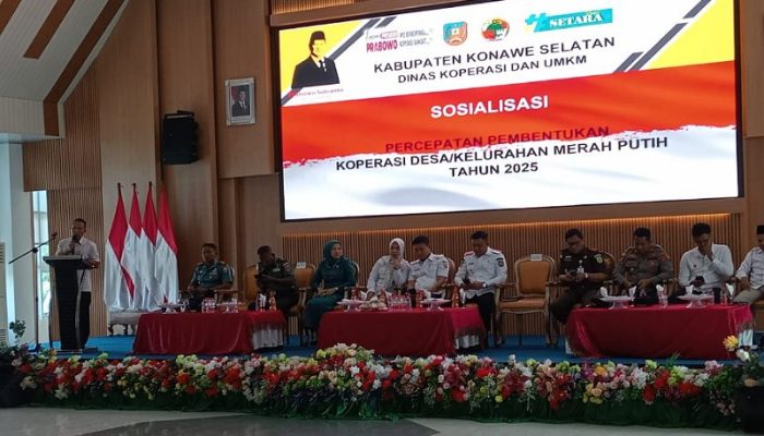 Pemda Konsel Gelar Sosilisasi Pembentukan Koperasi Merah Putih Tahun 2025