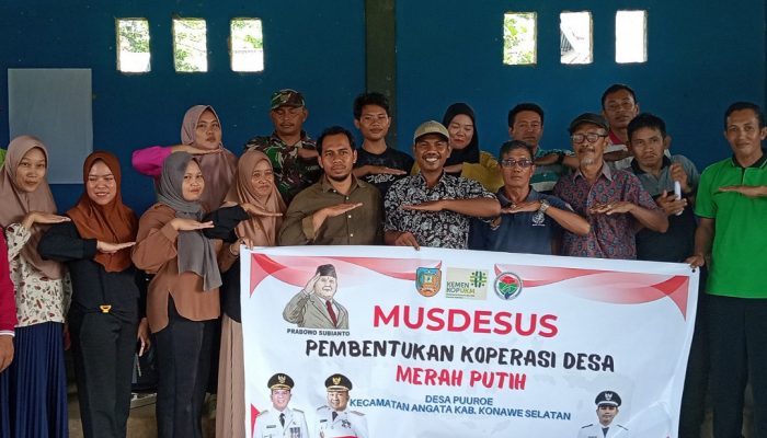 Pemdes Puuroe Sukses Bentuk Koperasi Merah Putih, Harapan Baru Untuk Ekonomi Desa