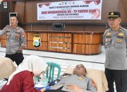 Jelang HUT Bhayangkara ke-79, Polres Bulukumba Gelar Bakti Kesehatan Donor Darah