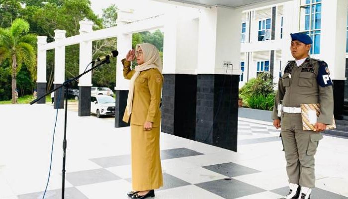 Sekda Konsel Hj. Siti Hadidjah Pimpin Upacara HUT Koperasi ke 78