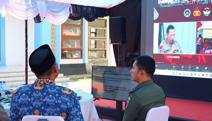 Kapolri Resmikan SPPG Polres Kolaka Polda Sultra secara Daring, Dukung Penuh Program MBG