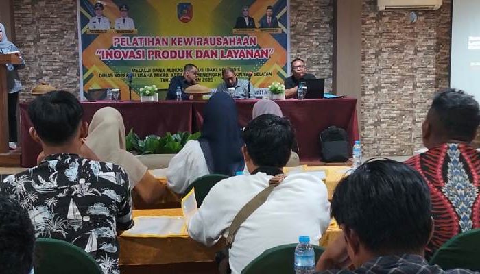 Dinas Koperasi Dan UMKM Konsel Gelar Pelatihan Kewirausahaan Angkatan ke VII 2025