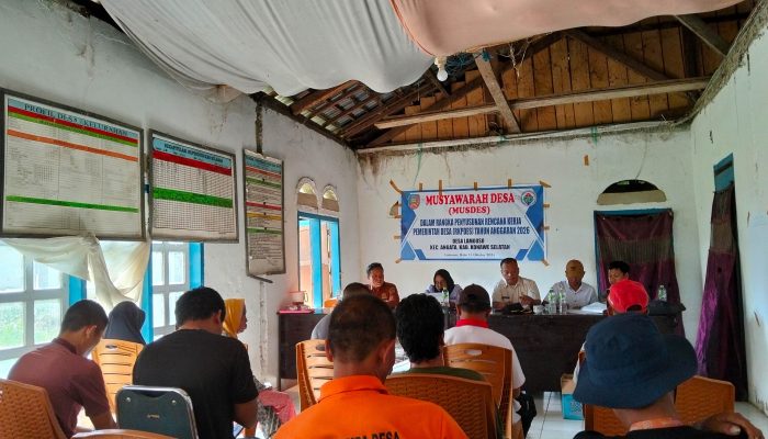 Pemdes Lamooso Gelar Musdes Dalam Rangka Penyusunan RKP Desa Tahun 2026
