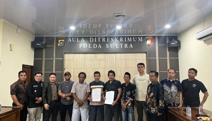 Polda Sultra Fasilitasi Restorative Justice, Kasus Pengeroyokan di Bombana Berakhir Damai